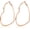 rose-1.77in, variant on Hoop Earrings, Fashion Jewelry Statement Large Geometric Heart Hoop Earrings for Women Gift