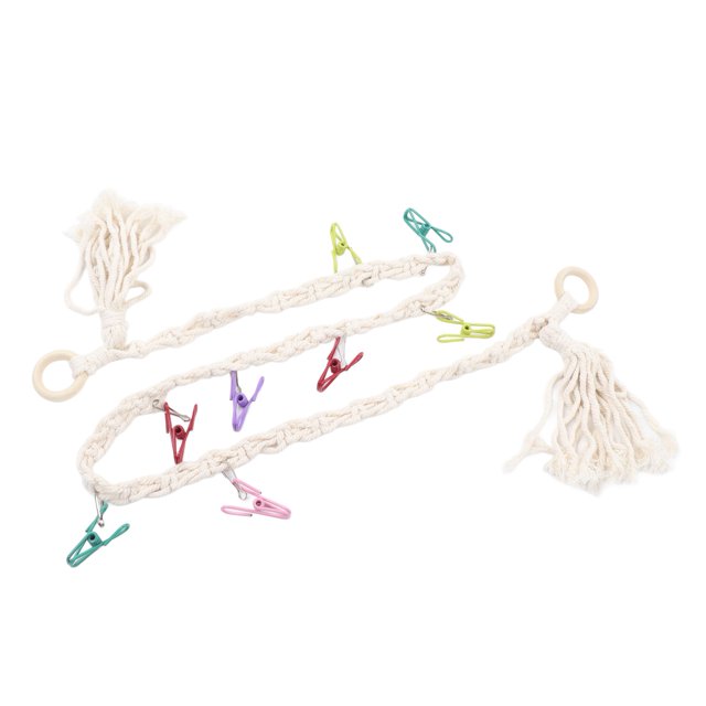 Cadena de almacenamiento de animales de peluche con clips, cadena de exhibición de animales de peluche para colgar en la pared, cadena de almacenamiento