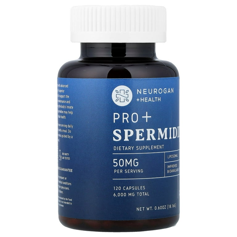 Neurogan Health Pro+ Spermidine, 120 Capsules, 0.6 oz (18.16 g