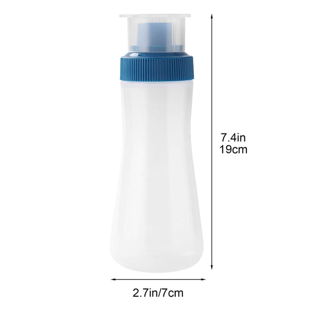 Plastic Storage Drawers Can Syrup Dispenser 350Ml Simple Syrup Bottle Immersion Plastic Squeezing Bottle with Sealed Cap Pancake Syrup Dispenser Easy to Store Baking Tools