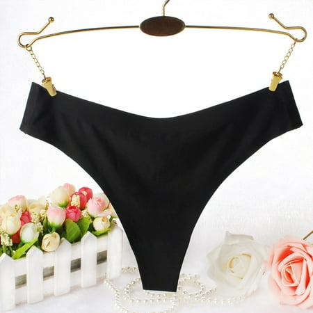 

Liveday Women s Thong Breathable Hipster Panties Underwear Comfy Low Waist Panties