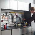 thumbnail image 6 of Nova Series Wood Base Drawer Wall Mounted Garage Cabinet In Metallic Gray, 6 of 9