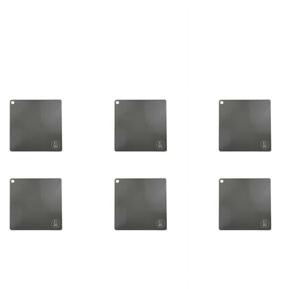 6X Induction Cooktop Mat Nonslip Induction Top Pad Silicone Heat Insulated Mat Reusable Refrigerators and Ovens B