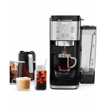Ninja DualBrew Coffee Maker Grounds & Pods Hot & Iced, Rapid Cold Brew