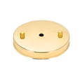 thumbnail image 4 of Uxcell 120mm 4.7inch Light Canopy Kit Ceiling Pendant Plate Gold Tone 2 Pack, 4 of 5