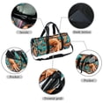 thumbnail image 2 of Fish Large Capacity Sports Bag with Interior Zipper Pocket - Luggage, Basketball, Weekender, and Dance Use, 2 of 6