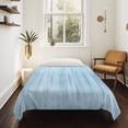 thumbnail image 4 of Light Blue Large Tapestry for Bedroom Wall Hanging Tapestry, Modern Abstract Art Ombre Striped Ceiling Backdrop Tapestries Poster Blanket Wall Decor for Teens Room Living Room Dorm 85" x 90", 4 of 8