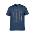 thumbnail image 4 of Grunge Fairy Graphic T-Shirt for Men, Dirty Pixel Style Vintage Sprite Tee, Fantasy Punk Inspired Shirt Navy-style 6XL, 4 of 7
