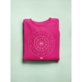 thumbnail image 3 of Zodiac Wheel Emoji - Astrology Horoscope Constellation Women's Sweatshirt, 3 of 4
