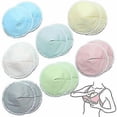 thumbnail image 1 of Organic Bamboo Nursing Breast Pads - 14 Washable Pads + Wash Bag - Breastfeeding Nipple Pad For Maternity - Reusable Nipplecovers For Breast Feeding G, 1 of 3