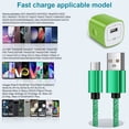 thumbnail image 7 of Fast Charger USB Wall Charger Type C Charger with 6FT Type C Cable Fast Charging Android Charger, USB C Charging Cable USB Cables for Samsung Galaxy, Android, Green, 7 of 7