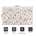 thumbnail image 5 of Red Christmas Tree Pattern Door Rugs,Washable Non Slip Door Mats Indoor,Decorative Door Mats,Entry Mat Indoor for Entrance,Bedroom,Kitchen,Bathroom,17"x30", 5 of 6