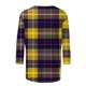 thumbnail image 5 of TaTaai Carnival Women's Casual Print Round Neck 3/4 Sleeve T-Shirt Loose Top Gift, 5 of 5