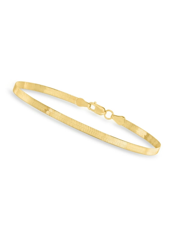 Gold Herringbone Bracelet