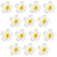 thumbnail image 3 of 24 pinzas para el pelo hawaianas estilo playero con flores de plumeria, accesorios hawaianos., 3 of 6