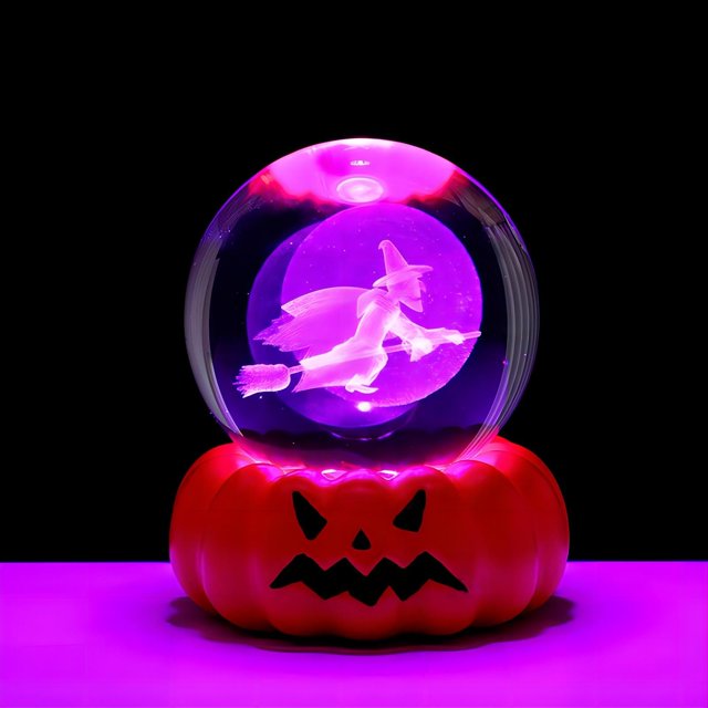 3D Witch LED Night Light Table Decoration For Unique For Home Kids Light Projector for Bedroom Calming Strips Motion Night Light Battery Powe Bedroom Stuff Smart Night Light