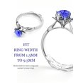 thumbnail image 3 of ELETIUO Ajustador de tamaño de anillo para anillos sueltos, paquete de 60, 2 estilos, medidor de anillo protector, 10 tamaños para anillo de hombre y mujer, 3 of 5