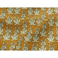 thumbnail image 4 of oneOone Viscose Jersey Fabric Rabbit Block Printed Craft Fabric BTY 60 Inch Wide, 4 of 5