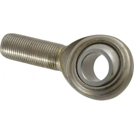 

Made in USA 3/4 ID 1-3/4 Max OD 7 512 Lb Max Static Cap Plain Male Spherical Rod End 3/4-16 RH Stainless Steel with Stainless Steel Raceway