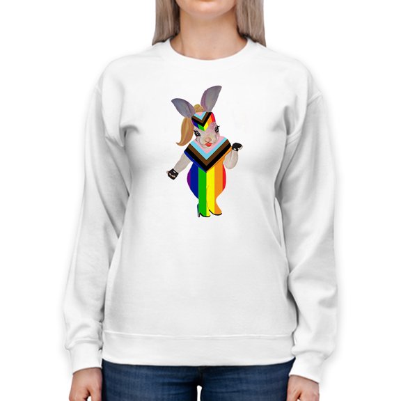 Artshine Ava World Pride Sweatshirt Women -Ava and Leopold Designs, Female Medium