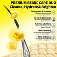thumbnail image 4 of Set de lavado y acondicionador para barba SEVICH con aceite de argán y jojoba 200 ml, 4 of 8