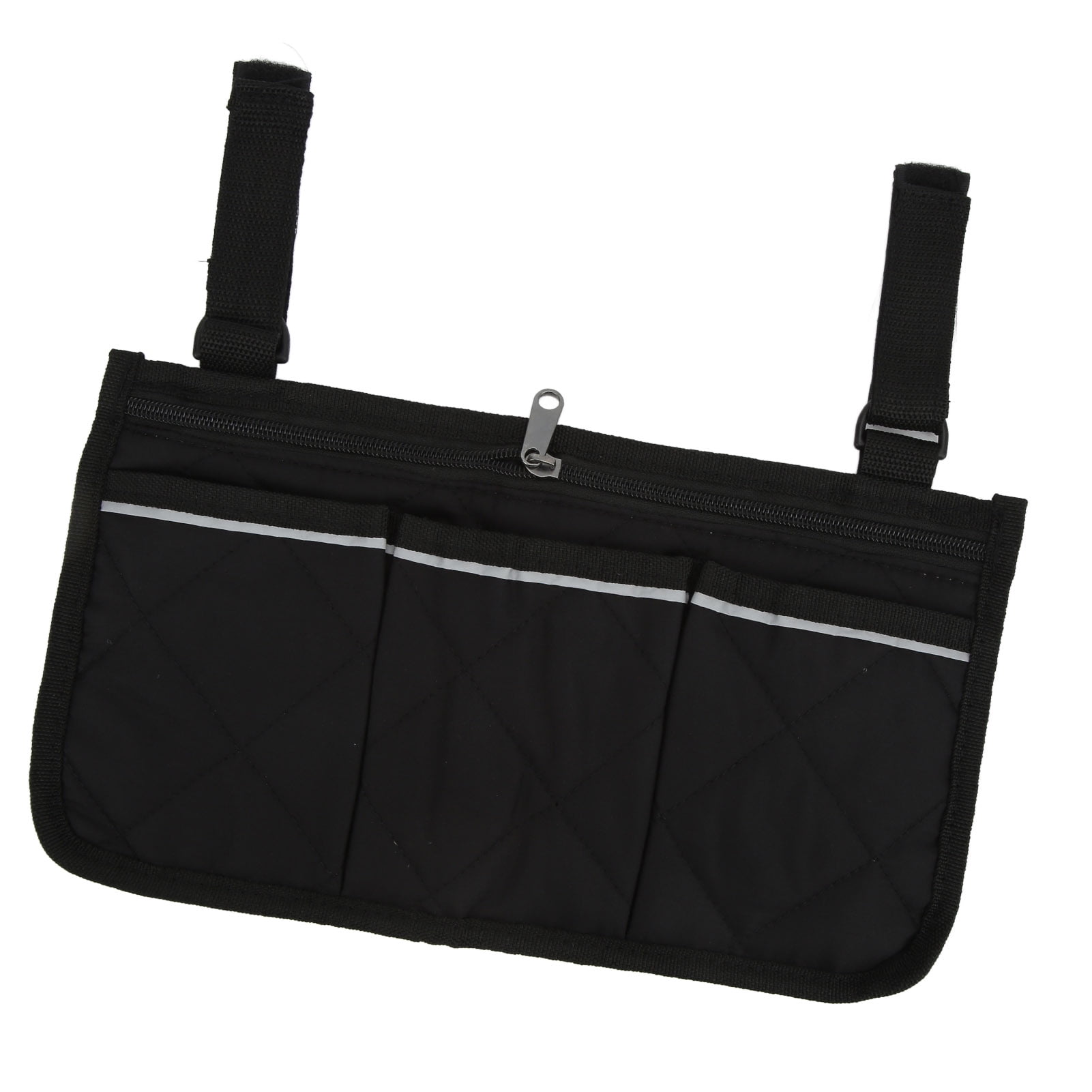 Wheelchair Side Pouch Bag, Black Armrest Pouch Bag Exquisite