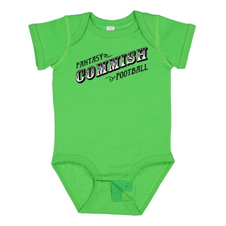 

Inktastic Fantasy Football Commish in Black Text Gift Baby Boy or Baby Girl Bodysuit