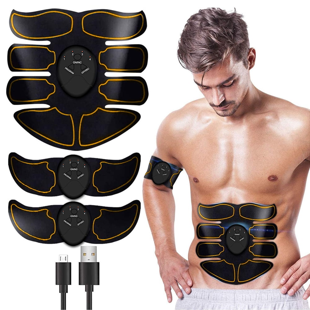100 PCS Abs Stimulator Gel Pads,EMS Abs Trainer Replacement Gel Sheet Abdominal Toning Belt Ab Muscle Toner Belt Accessories for Men Women 