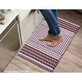 thumbnail image 2 of Cotton Kitchen Mat Cushioned Anti-Fatigue Rug, Non-Slip Mats Comfort Foam Rug for Kitchen, Office, Sink, Laundry - 18''x30'' Mustard, 2 of 5