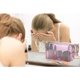 thumbnail image 1 of 4pcs Bolsas de cosméticos a prueba de agua Pvc Bolsa de aseo con cremallera transparente con asa Correa Bolsa de maquillaje transparente portátil Bolsa para baño, vacaciones y órgano, 1 of 4
