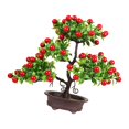 thumbnail image 4 of frutal Artificial, bonsái, adorno de plantas, centro de mesa realista, decoración de mesa para cocina resistente Estilo E, 4 of 9
