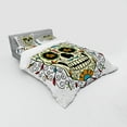 thumbnail image 3 of Ambesonne Sugar Skull Bedding Set 3 Pcs, Calavera Featured, Twin, Multicolor, 3 of 3