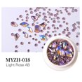 thumbnail image 5 of Uñas de diamantes de imitación YONGSHENG Arte Diamante brillo Plata Multi formas, 5 of 5