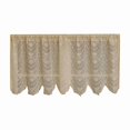 thumbnail image 5 of Namzi Beige Half Window Curtains - Cafe Curtains with Rod Pocket, 180*60 - 2 slice Durable Polyester Fabric for Curtains , Ideal for Kitchen, Dining Room, Small Windows Decor.Style A, 5 of 5