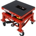 thumbnail image 3 of Olurrisa 300 lbs Hydraulic Motorcycle Scissor Jack Lift Foot Step Wheels for Small Dirt Bikes,red color, 3 of 9