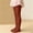 Red, variant on Girls Knitted Cotton Tights for Ages 2‑7 Years Old, Stretchy Full‑Length Panty‑Hose Soft Dance Leggings Breathable Footed Trousers for Toddler Girls Ballet and Casual Wear Yellow 6-7 Years