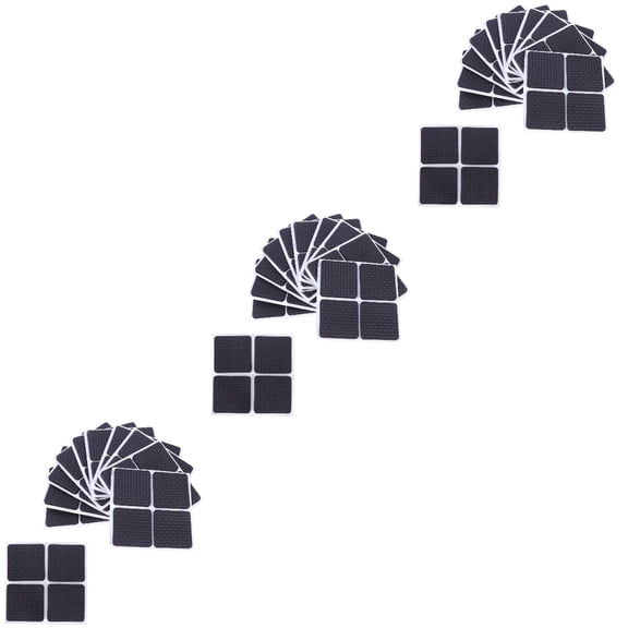 Mobutofu Black EVA Furniture Pads Chair Stoppers for Quiet, Stable, and Scratch-Free Floors