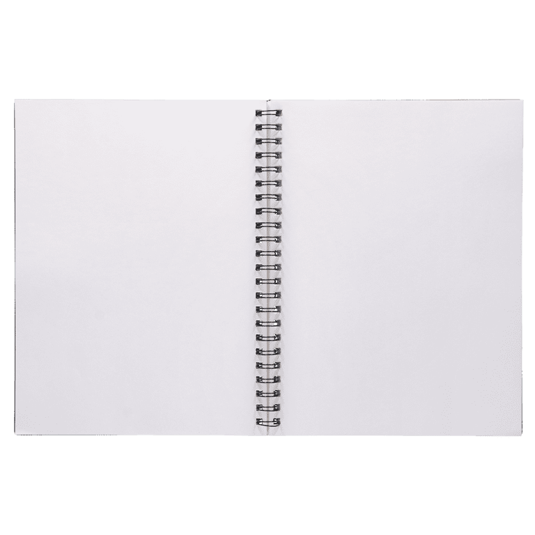Pen+Gear Spiral Sketch Book, 9" x 12", 75 Sheets, Black photo 4