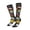 2 Black-1, variant on Women Crew Soft Moisture-wicking Socks Teeth Pattern Design Cotton Socks, One Size fit All