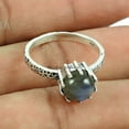 thumbnail image 2 of Labradorite Gemstone Ring, Blue Fire Ring, Promise Ring, Wedding Ring, Engagement Ring, Couples Gifts, Sister&nbsp;Gifts, thank you&nbsp;gifts, Delicate Ring, Gifts For&nbsp;Women (labradorite, 7), 2 of 3