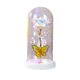 thumbnail image 2 of CaiYueKe LED Rose Night Light with Butterflies Glass Dome Preserved Flower Romantic Gift for Women Valentine's Day Birthday Christmas Home Decor, 2 of 7