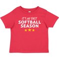 thumbnail image 3 of Inktastic It's My First Softball Season Boys or Girls Baby T-Shirt, 3 of 5