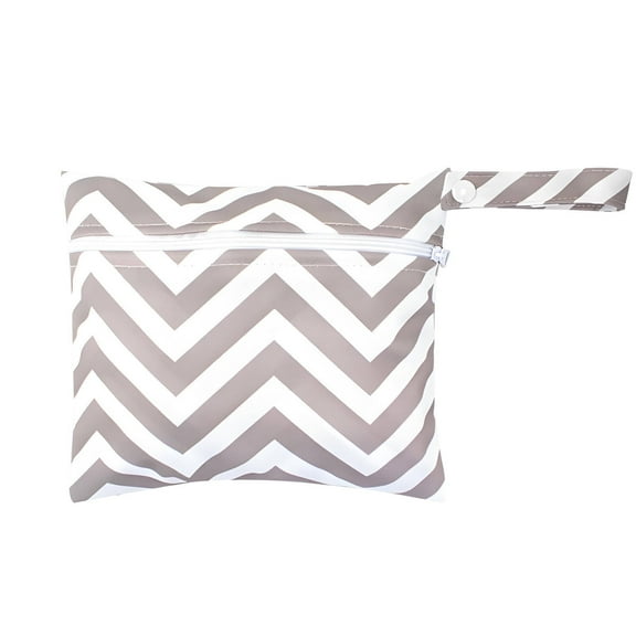 MISSMILE Wet Bag,Reusable Wet Bags for Baby,Secure Dry Bag for Wet Clothes,Compact Waterproof Wet Bag for Diapering