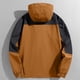thumbnail image 4 of Chaquetas y abrigos casuales con capucha de manga larga para mujer, con gorra desmontable y resistente al viento, gruesa, tres en uno, para deportes al aire libre, cálida, para mujer., 4 of 5