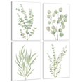 thumbnail image 1 of Decoración mural Erctoo Botanical, verde salvia, 30 x 40 cm x 4, 1 of 7