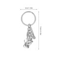 thumbnail image 2 of unbranded Llavero Musical De Moderno En Metal Plateado Para Y Accesorios, 2 of 8