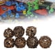 thumbnail image 5 of Hollow Dice Set, 7pcs Balanced Rolling Metal Dice Set Pattern Engraved Polyhedral Copper For Adults For Board Games, 5 of 8