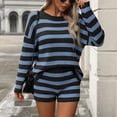 thumbnail image 4 of MuXiKeJi Clothes Short Sets for Women 2 Piece Outfits Summer Loose Lounge Set Ribbed Textured Knit Short Sleeve, 4 of 6