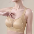thumbnail image 4 of Ovbmpzd Yellow Everyday Underwear Bras for Women No Underwire Push Up Mesh Lifting Underwear Bras Comfortable Sexy Bras Plus Size,XXXXL, 4 of 6