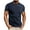 mens shirts-Navy, variant on Homenesgenics Mens Shirts Men Tops T Shirts for Man Man Solid-Color Casual Elastic Sports Short Sleeve Round-Neck Top Blue XL